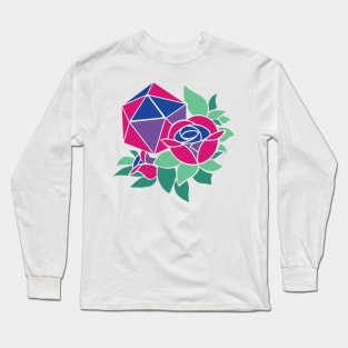 Pretty Poly Rose Bi Pride Long Sleeve T-Shirt